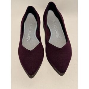 Rothy's The Point Purple Retired Plum Flats Women's Size 7